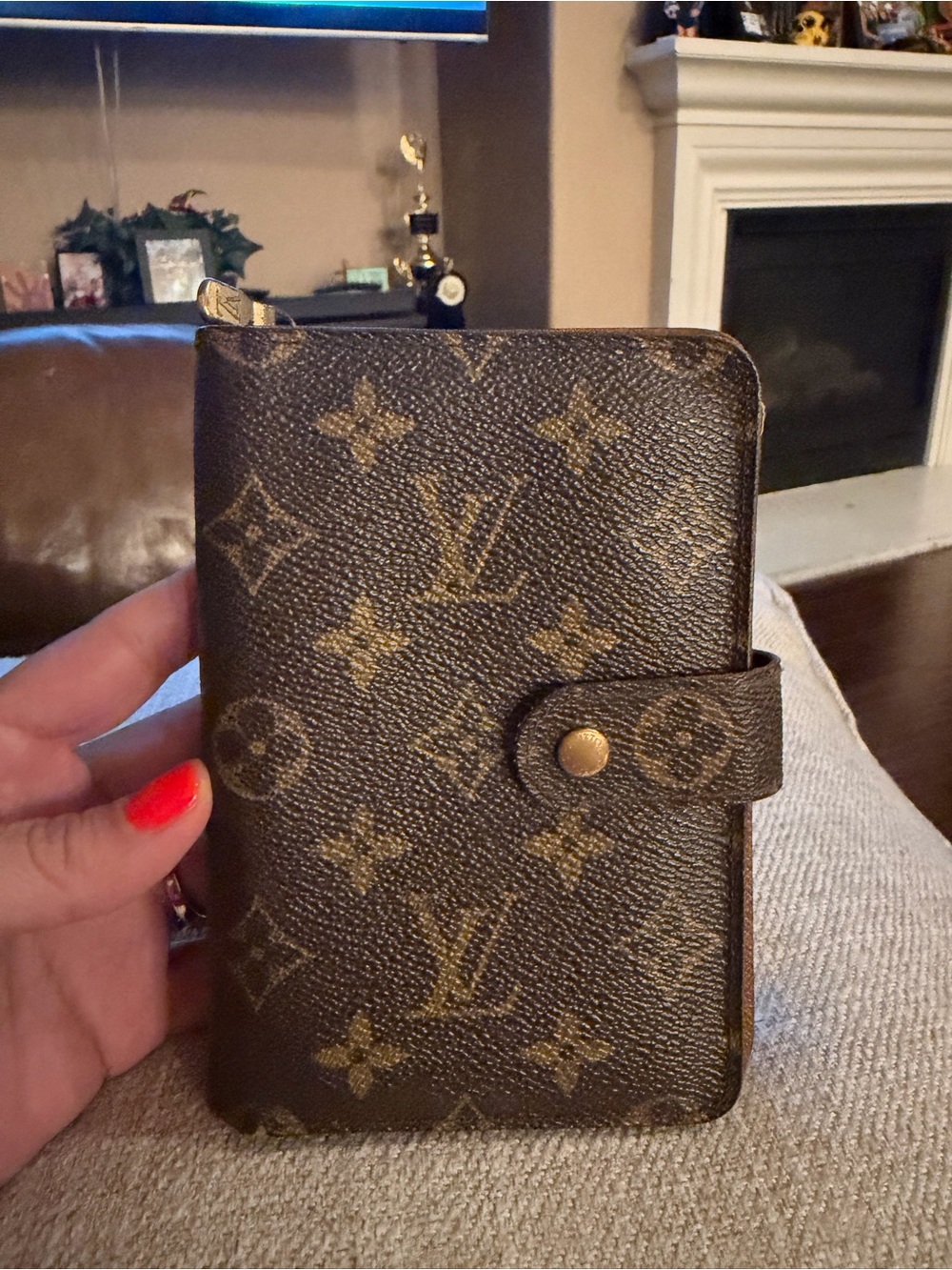 Louis Vuitton Porte Papier Zippie Brown Monogram Wallet